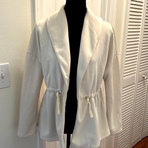 Fabletics Sage Coat in Oatmeal